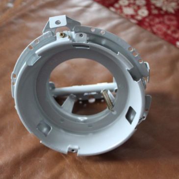 Porsche 914 Headlight Mounting Piece Left Driver, Bucket, Assembly