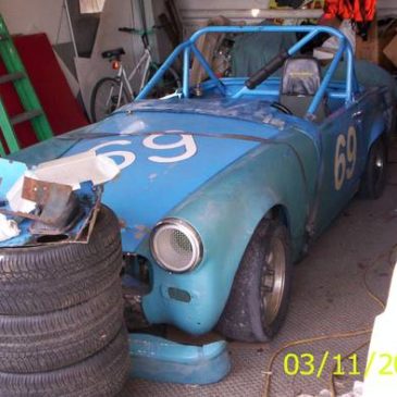 1966 Vintage MG Road Race Car no drive train – $2200 (monroe mi)
