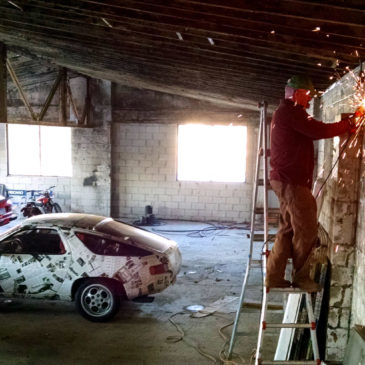 My Friend Working at 8080, Our Winter Storage