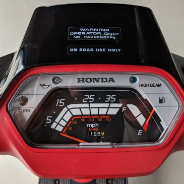 Sold – 1986 Honda Aero 50 – 164.9 Miles